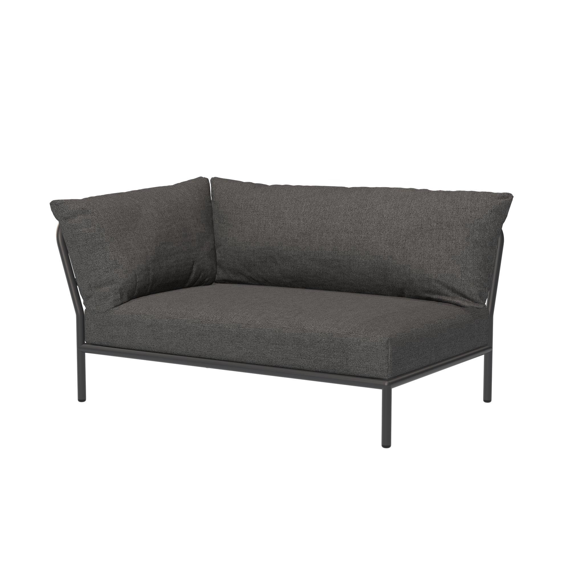 Houe Level 2 Outdoor Sofa Lehne links dark grey