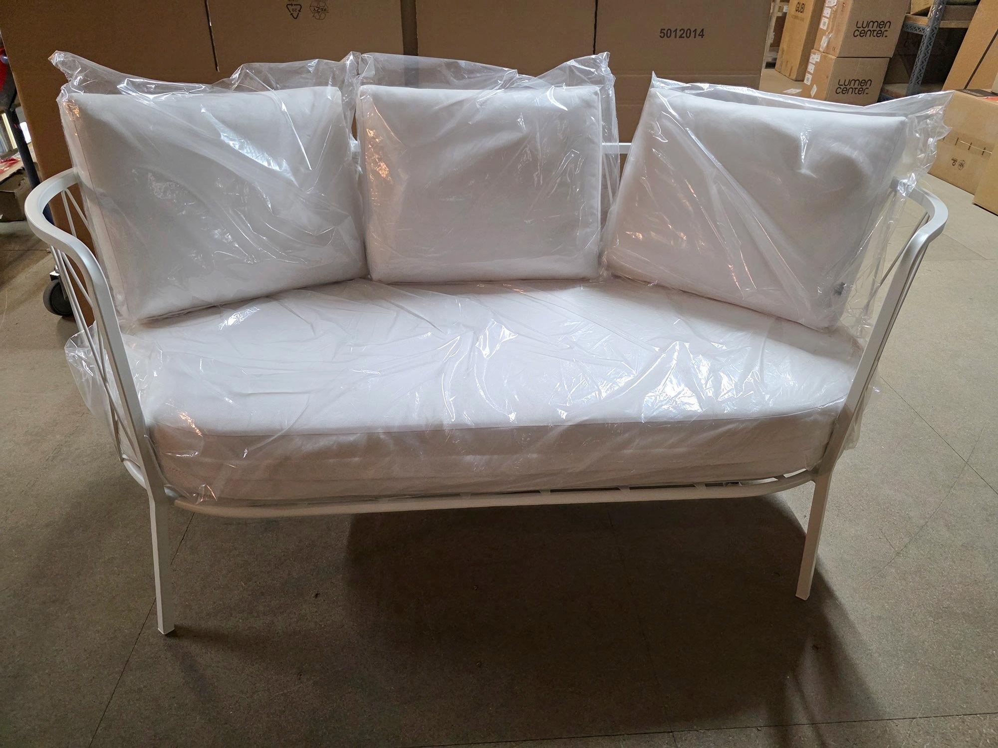 Jan Kurtz Sunderland 2-Sitzer Sofa - weiß - Ausstelllungsstück