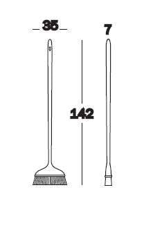 Magis Magò Besen - Magis Farbe:blau