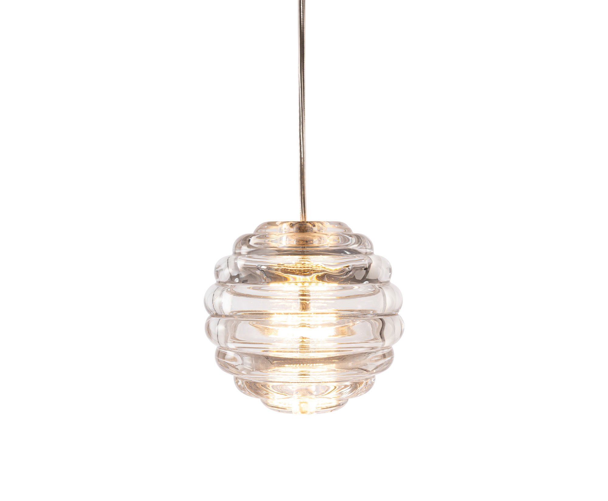 Tom Dixon Press Mini Sphere LED Pendelleuchte (transparent)