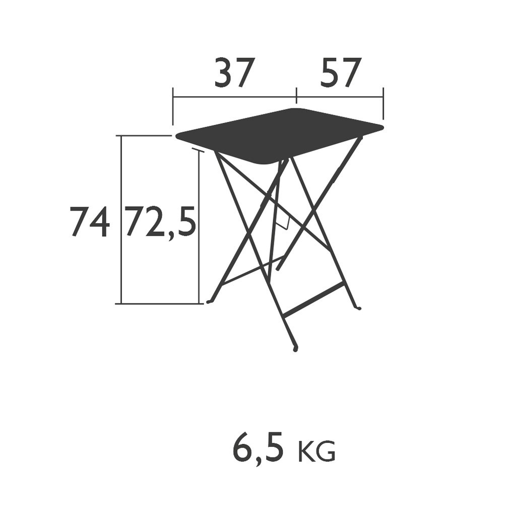 Fermob Bistro 37 x 57 Tisch