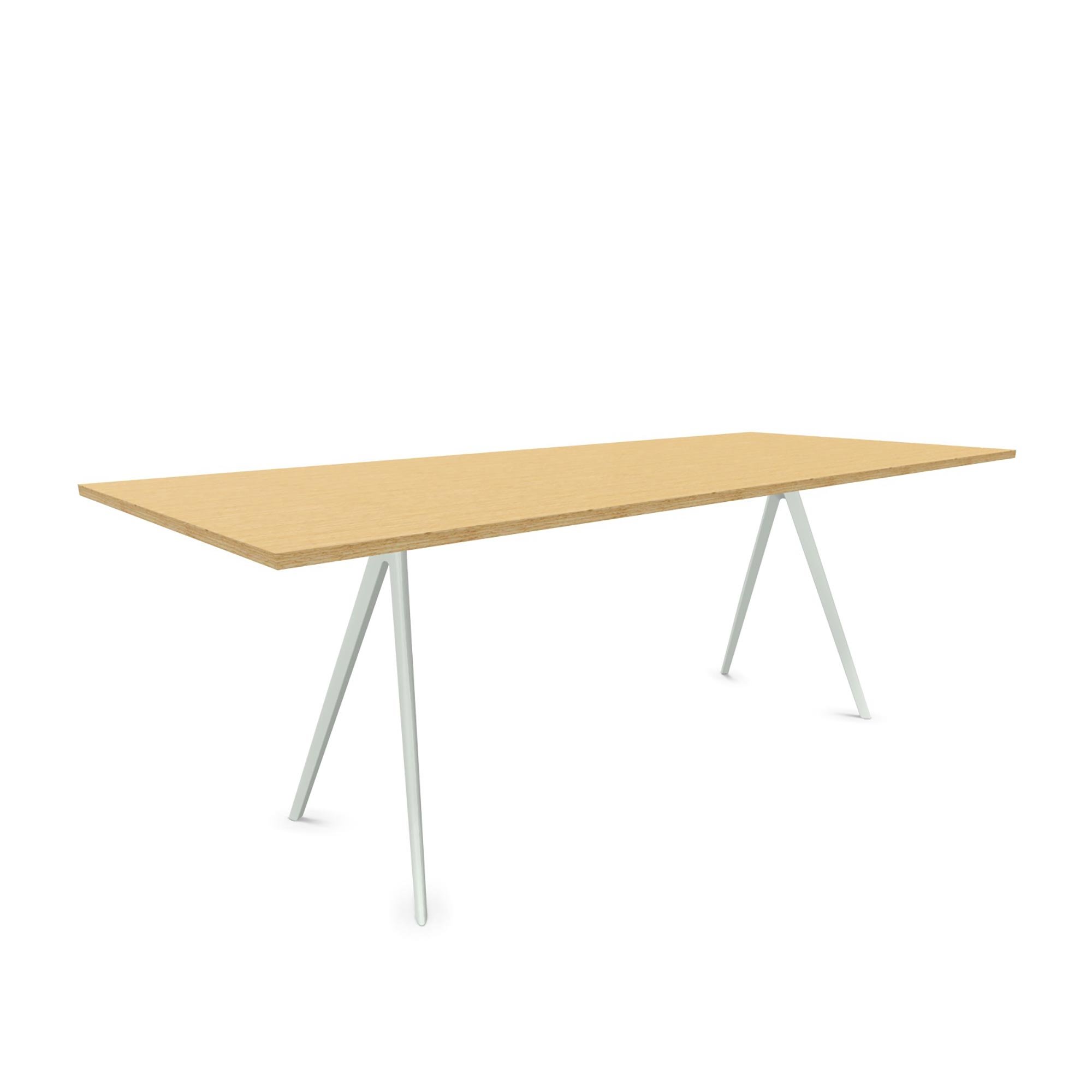 Magis Baguette Tisch (200 x 90cm) (Gestell schwarz pulverlackiert / Platte MDF schwarz)