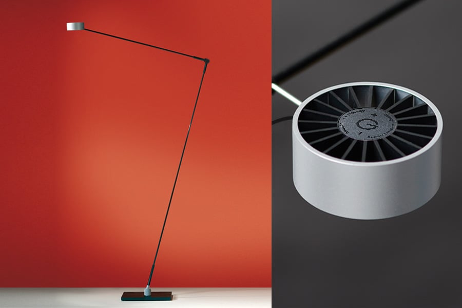 Absolut Lighting Absolut LED Leseleuchte (Leuchtenkopf in chrom matt)