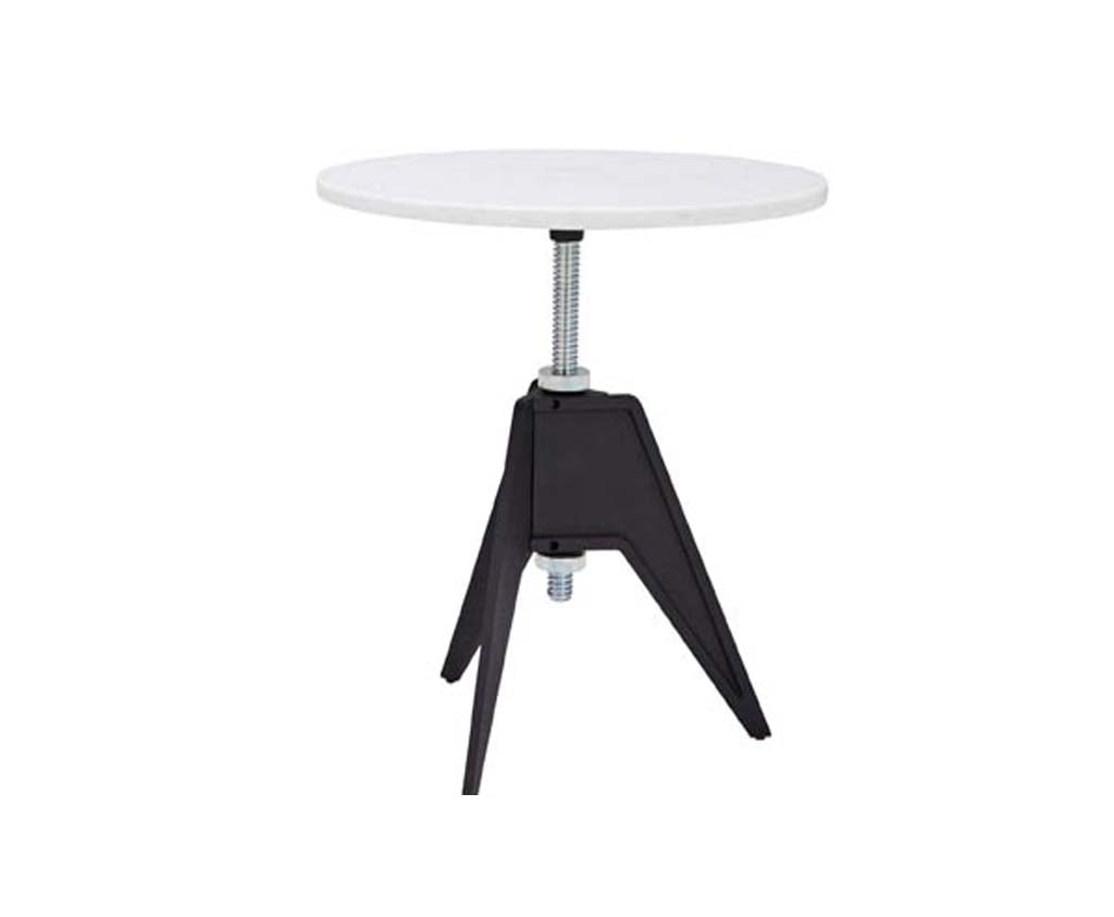 Tom Dixon Screw Cafe Beistelltisch (600, weiß)