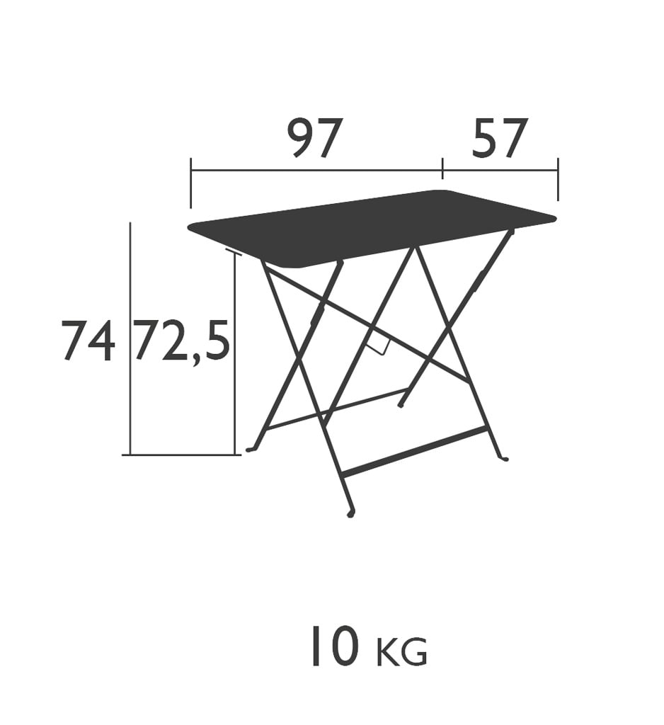 Fermob Bistro 97 x 57 Tisch