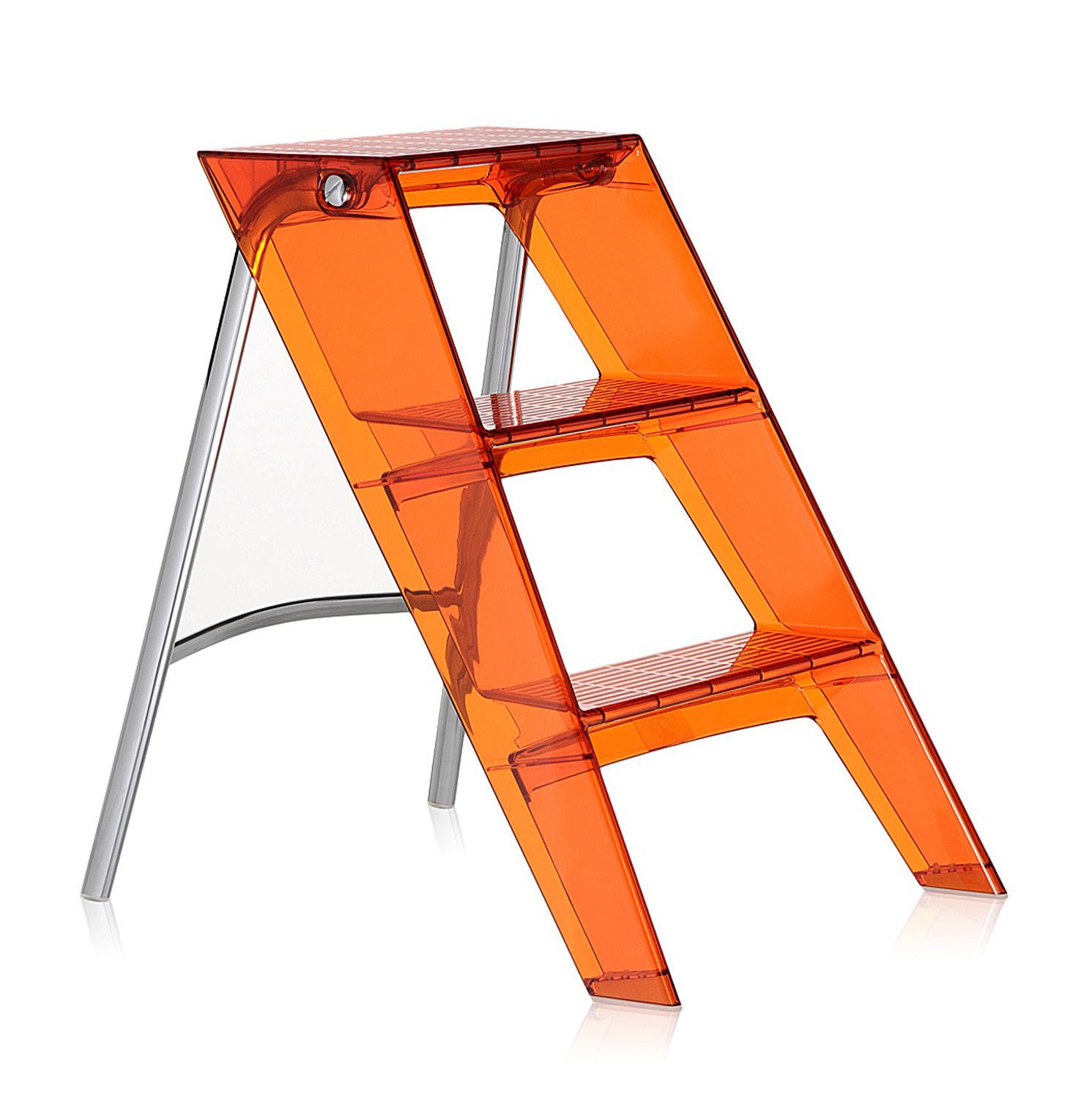 Kartell Upper Klappleiter (glasklar transparent)
