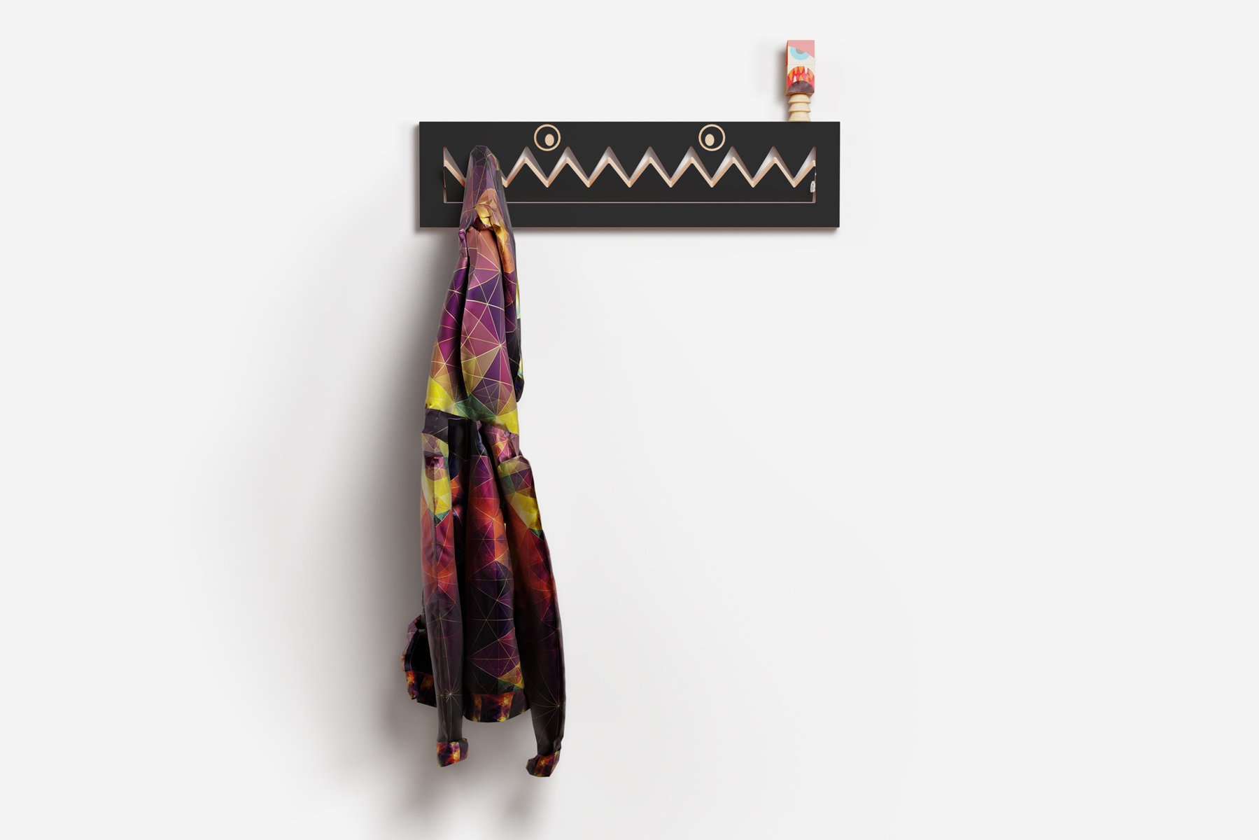 Ambivalenz Fläpps Garderobe Monsterhäng 80x20-1 (weiß)