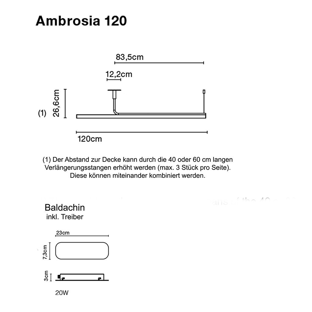 Marset Ambrosia 120 LED Pendelleuchte