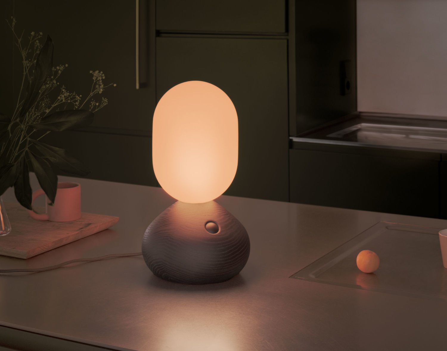 GRAU Sun Home LED Tischleuchte (Black Wood)