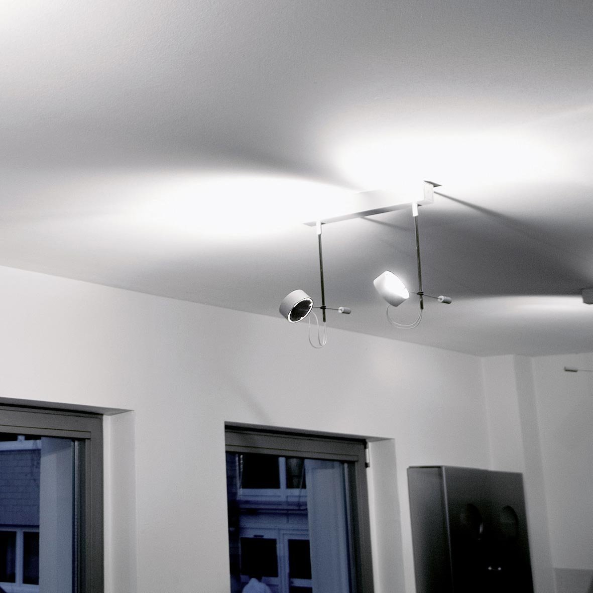 Absolut Lighting Absolut LED 2-flammig Deckenleuchte (schwarz)