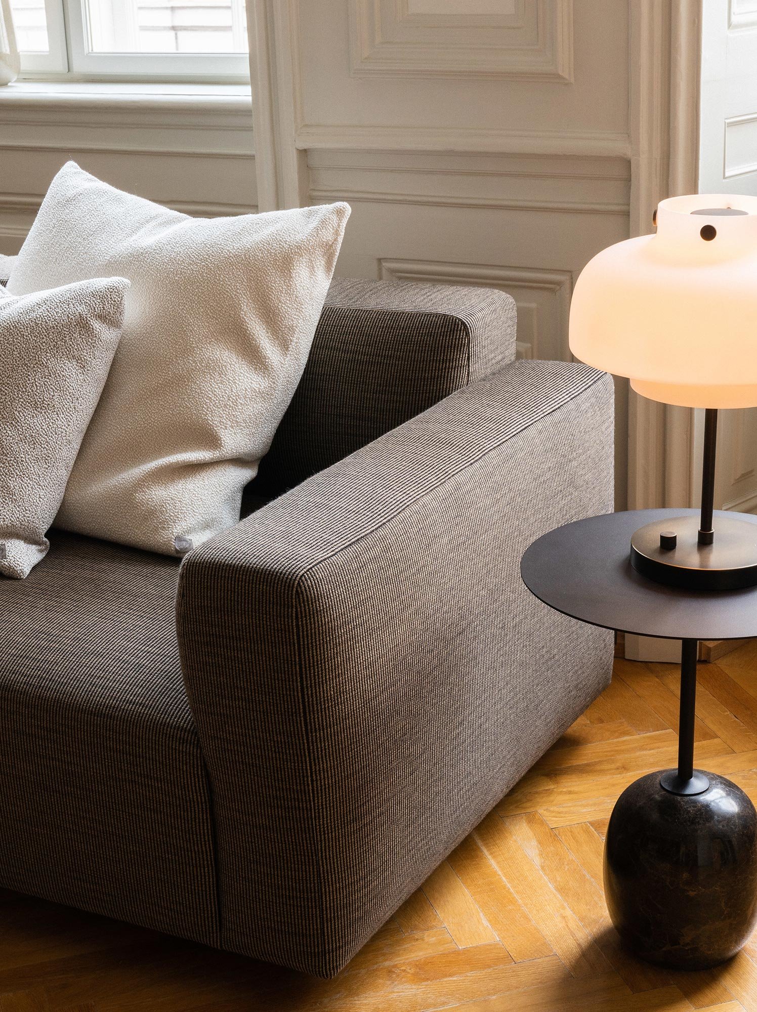 &tradition Develius 2-Sitzer Eck-Sofa Chaiselongue links (Hot Madison Reboot 094 (JAB))