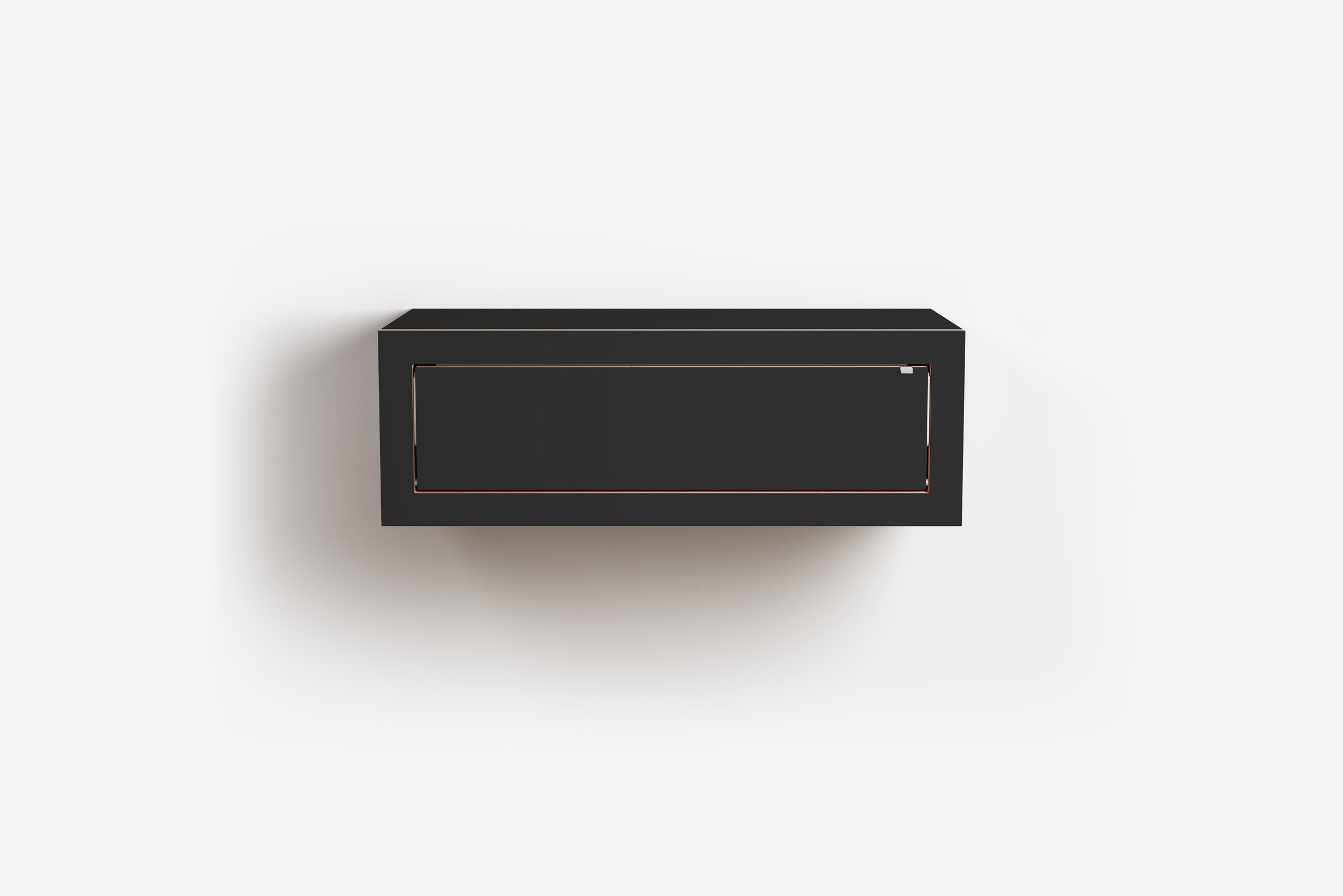 Ambivalenz Fläpps Box Wandkonsole 80x27x40 (weiß)