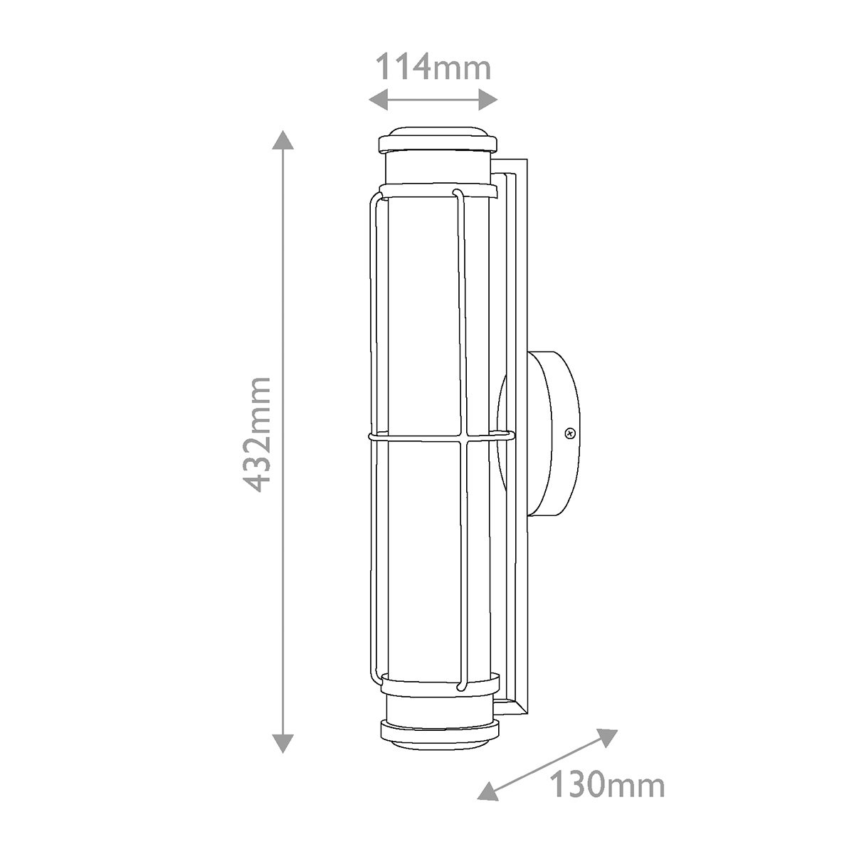 Elstead Lighting Saylor LED Wandleuchte small