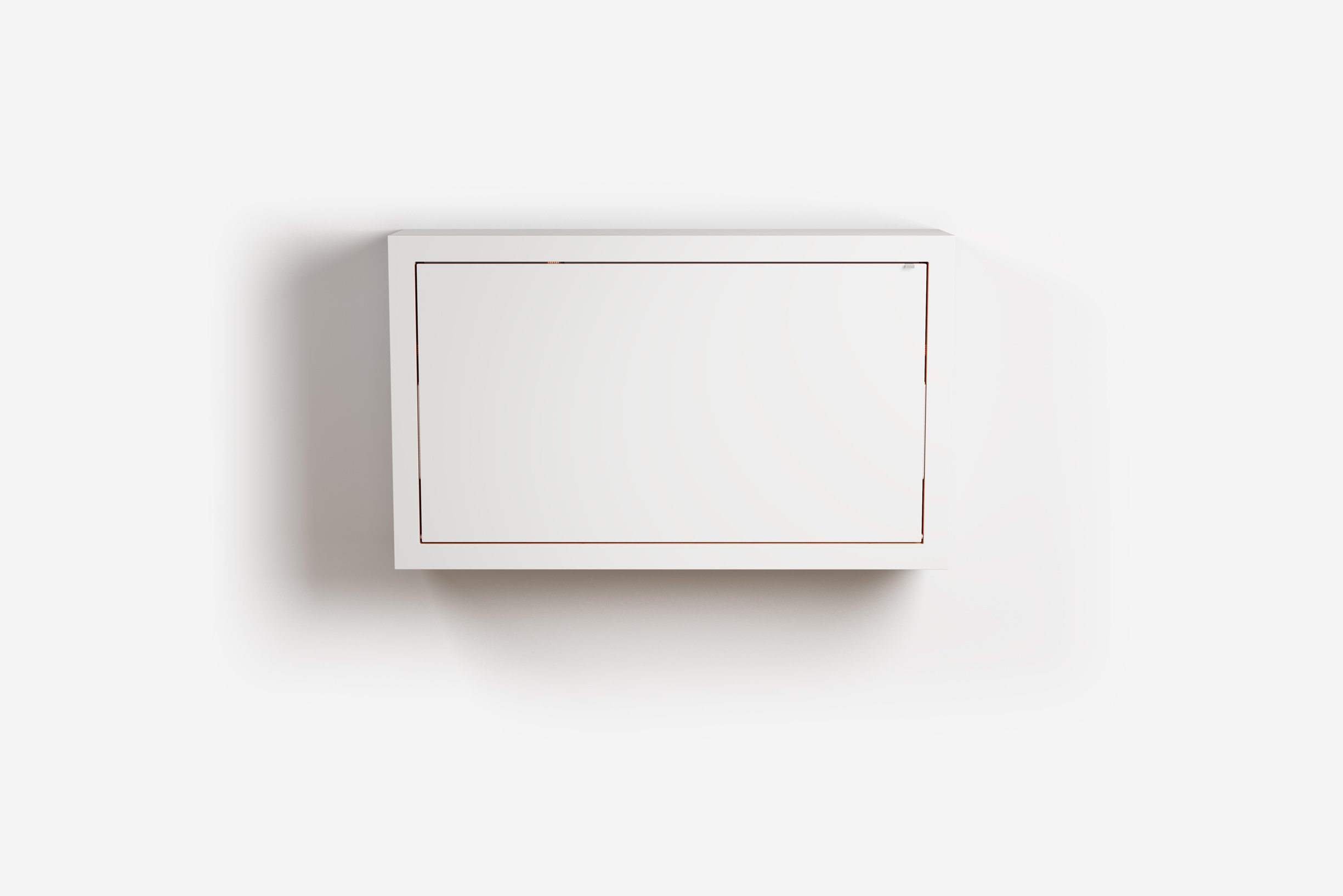 Ambivalenz Fläpps Box Sekretär 100x60x20 (weiß)