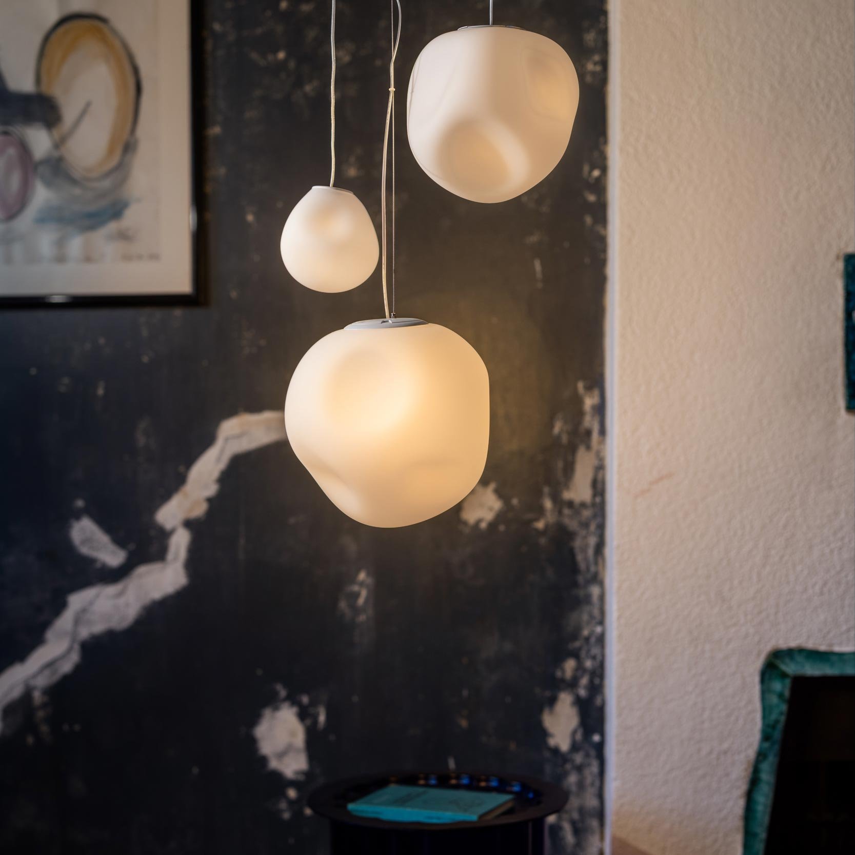 Foscarini Hoba Midi Pendelleuchte (weiß)