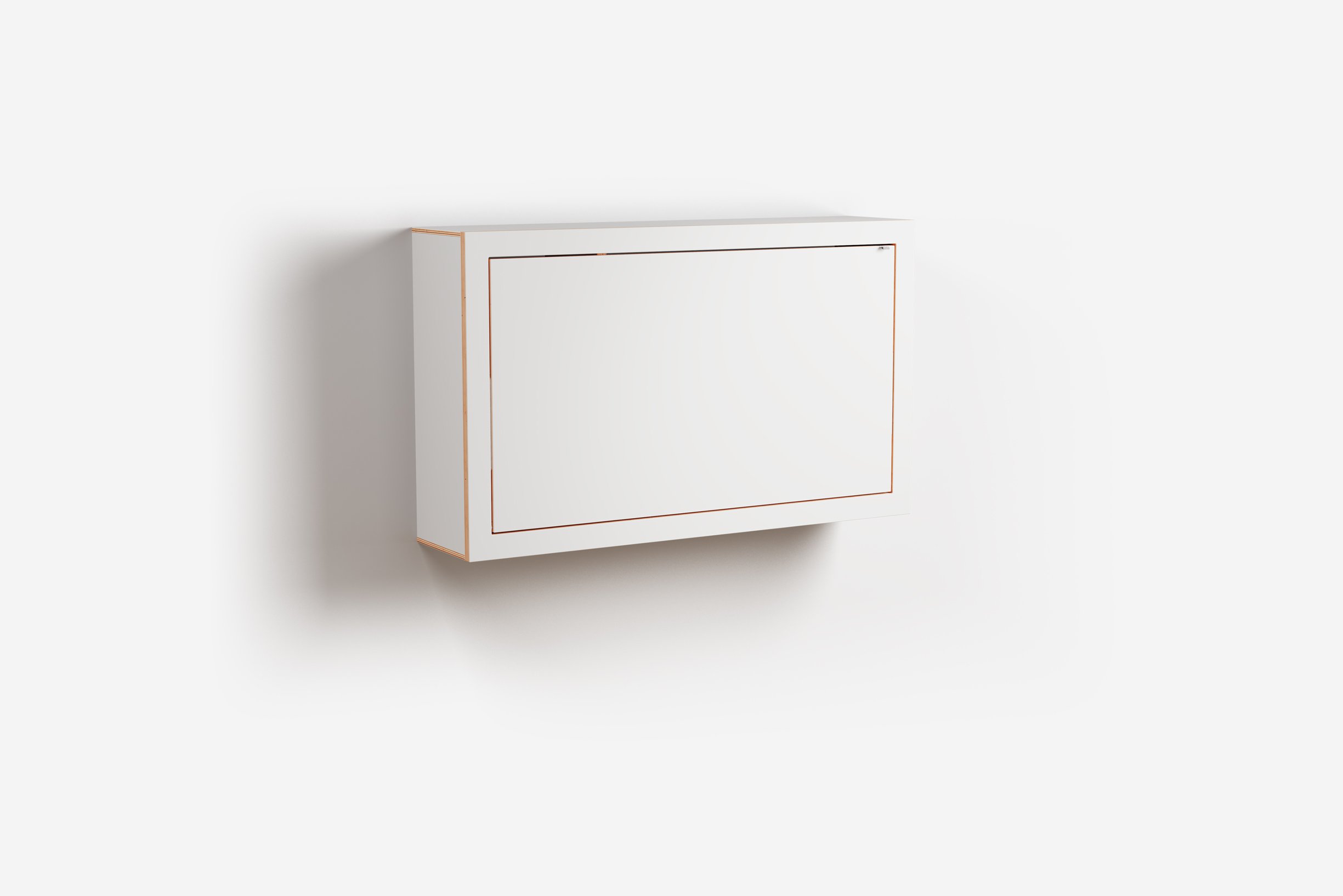 Ambivalenz Fläpps Box Sekretär 100x60x20 (weiß)