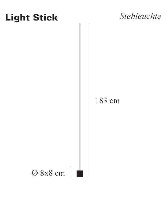 catellani smith light stick stehleuchte 09 abmessung