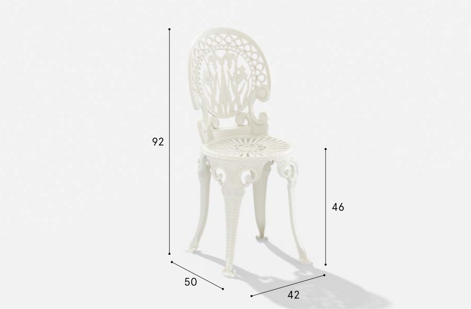 Fast Narcisi Stuhl (weiß (1, White))
