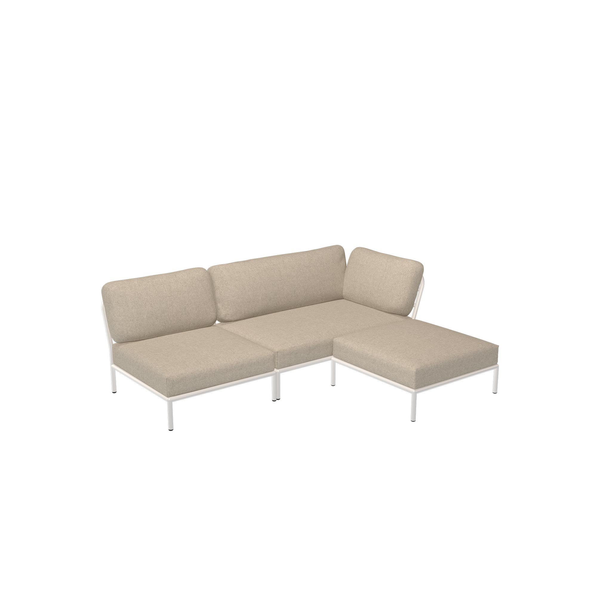 Houe Level Outdoor Sofa Lehne links muted white