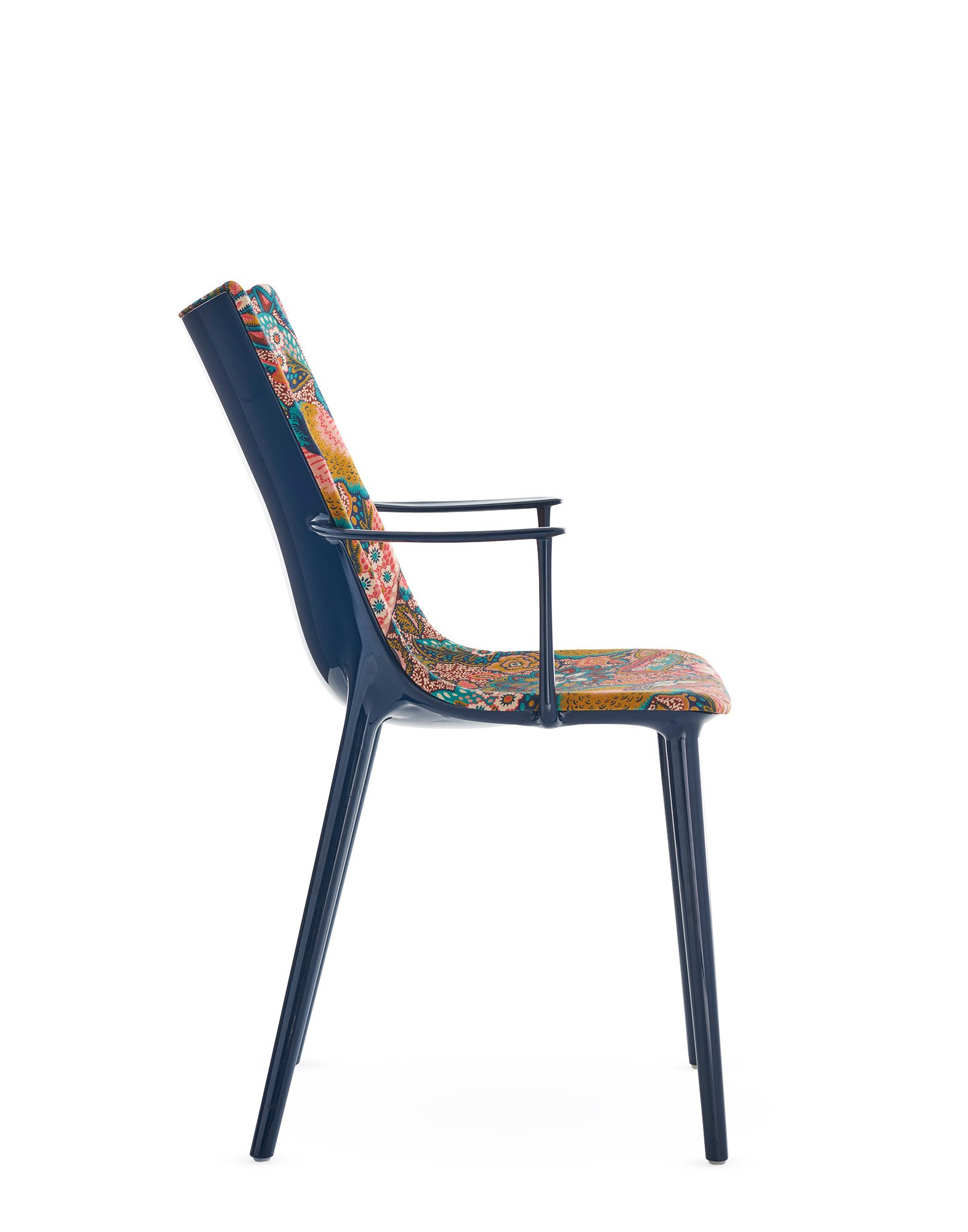 Kartell H.H.H. Stuhl gepolstert (Flowers Grün)