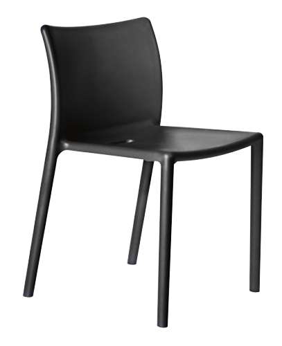 magis air chair stuhl ohne armlehne schwarz 1