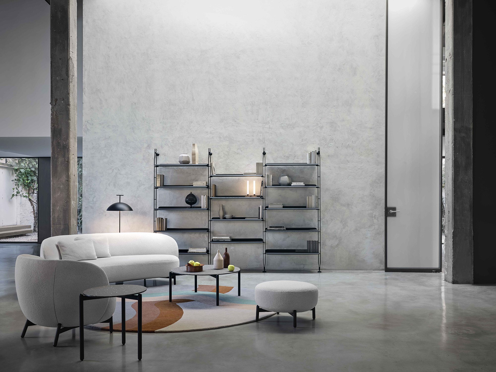 Kartell Lunam Sessel (Orsetto weiß)