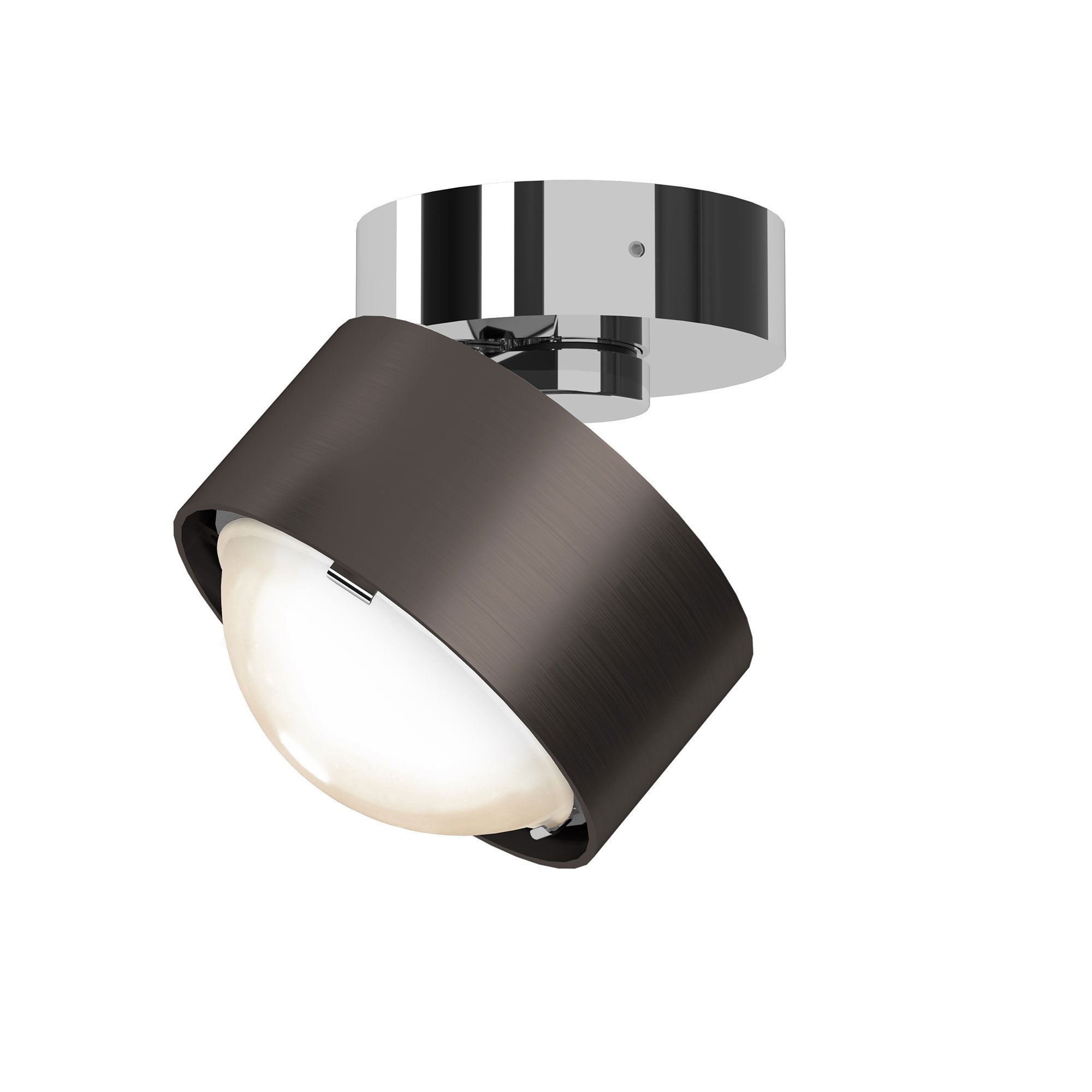 Top Light Avantgarde Puk! 80 Move LED Deckenleuchte (nickelmatt, ohne Abdeckung (für Nachbestellungen))