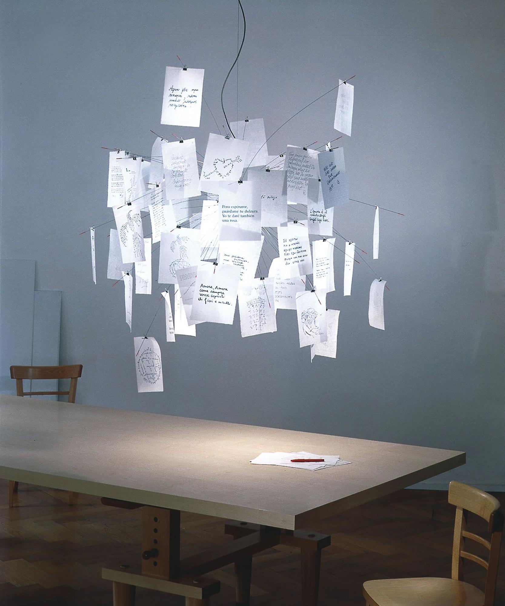 Ingo Maurer Zettel'z 5 Pendelleuchte (Kabellänge 330cm)