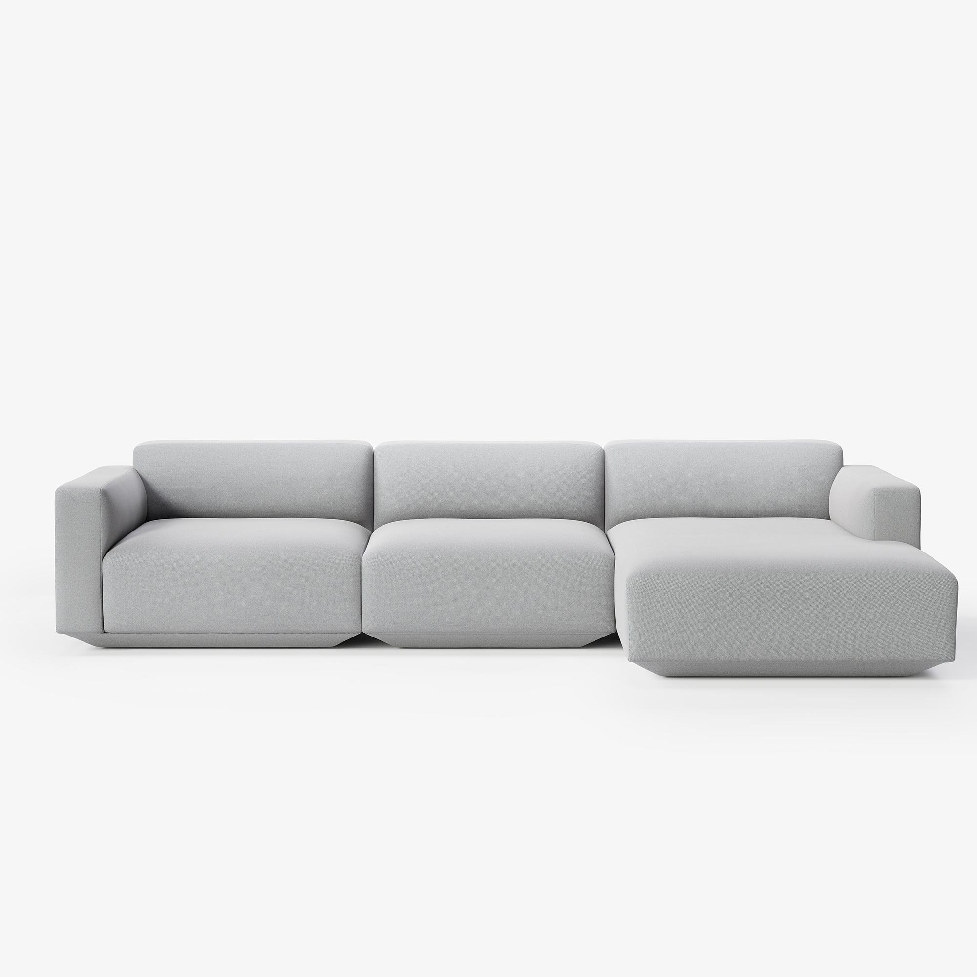 &tradition Develius 3-Sitzer Eck-Sofa Chaiselongue rechts (Hot Madison Reboot 094 (JAB))