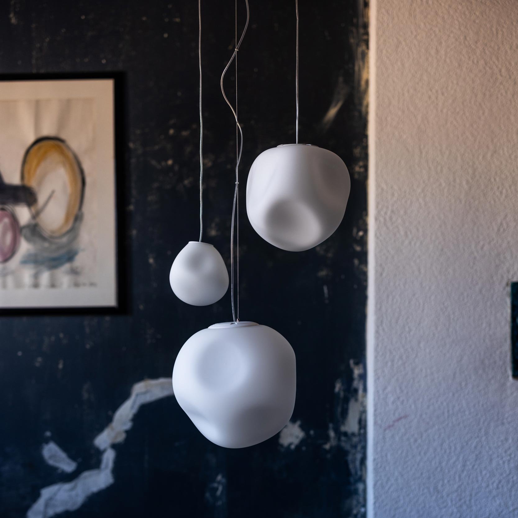 Foscarini Hoba Piccola Pendelleuchte (weiß)