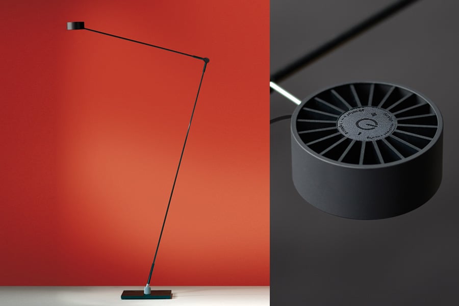 Absolut Lighting Absolut LED Leseleuchte (Leuchtenkopf in schwarz matt)