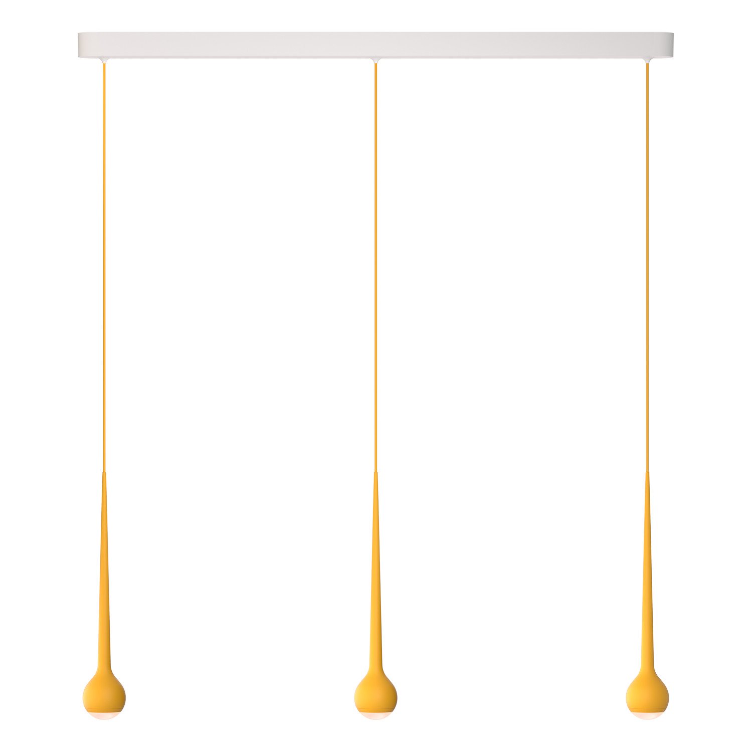 GRAU Falling Sun Trace LED Pendelleuchte 3-flammig (Black)