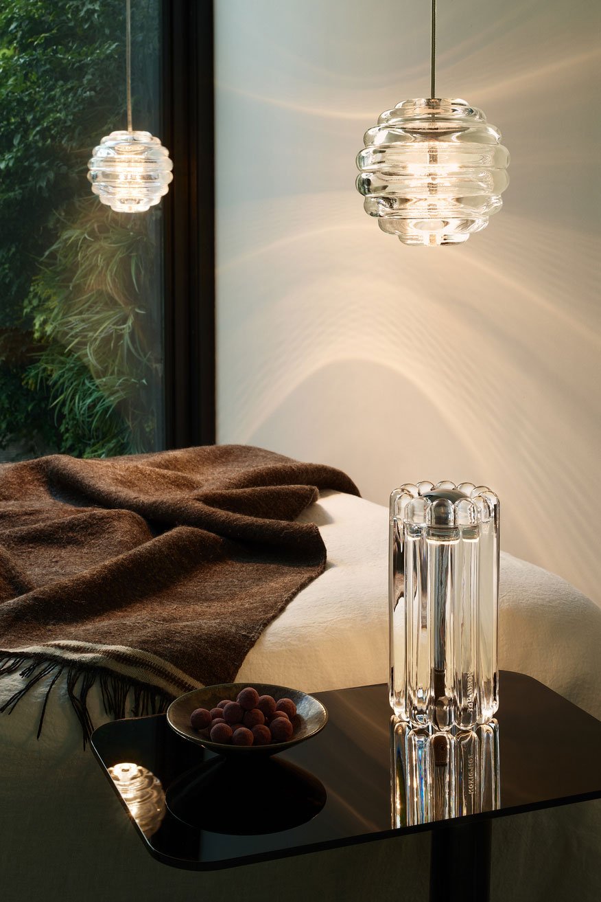 Tom Dixon Press Mini Sphere LED Pendelleuchte (transparent)