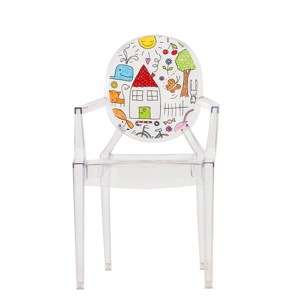 kartell lou lou ghost kinderstuhl special edition muster frei 1