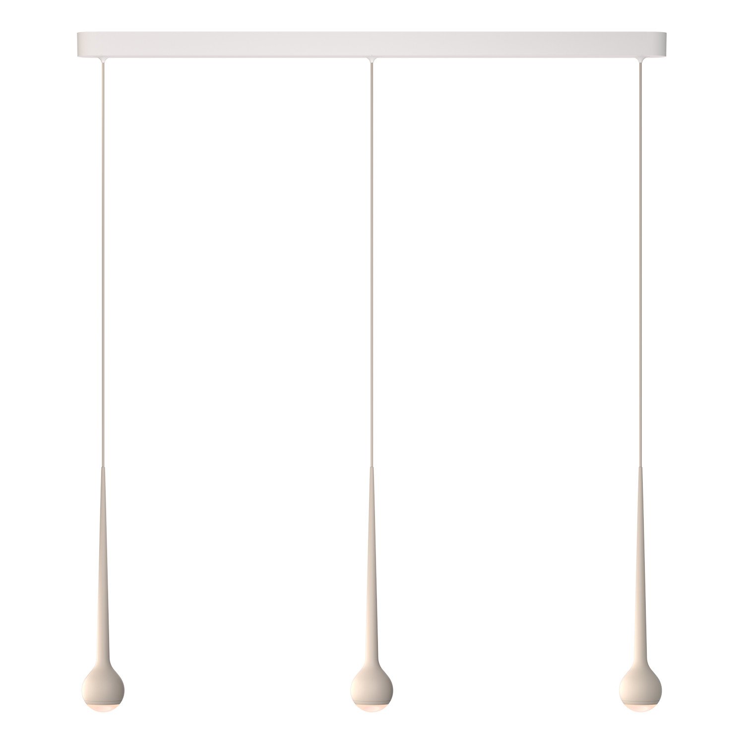 GRAU Falling Sun Trace LED Pendelleuchte 3-flammig (Black)
