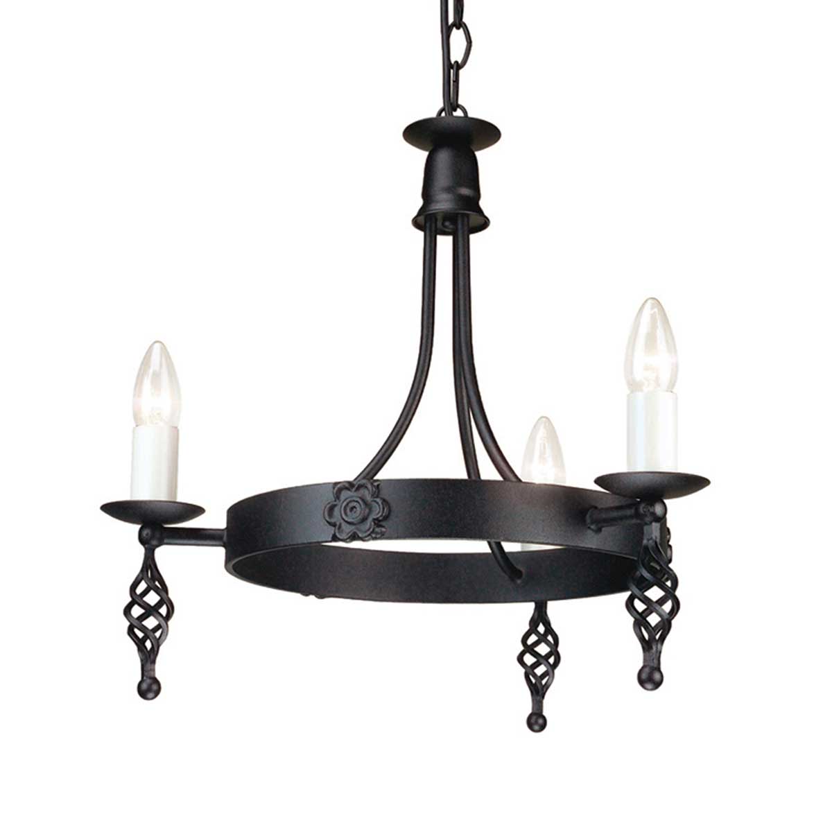 Elstead Lighting Belfry 3 Kronleuchter