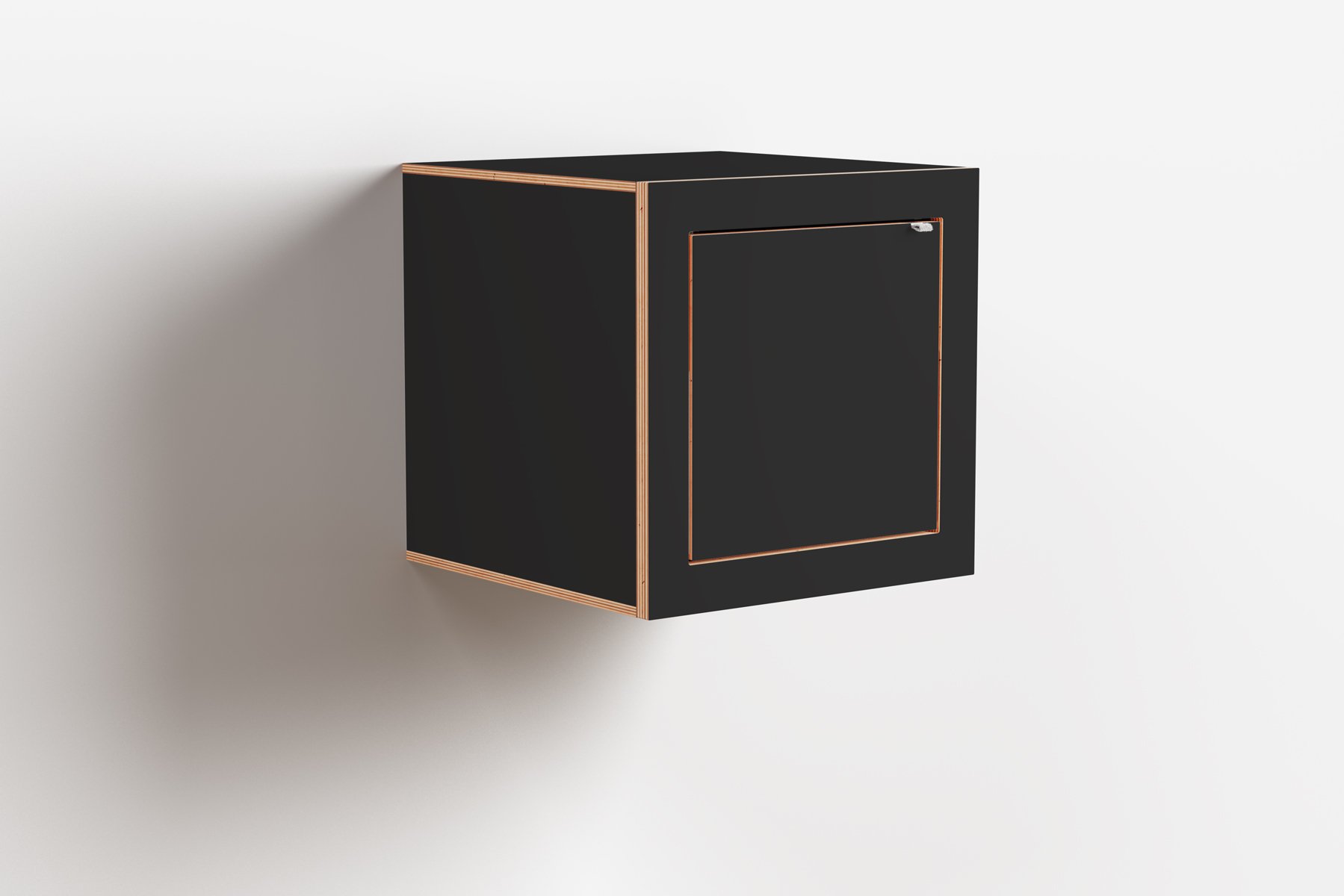 Ambivalenz Fläpps Box Nachttisch 40x40x40 (weiß)