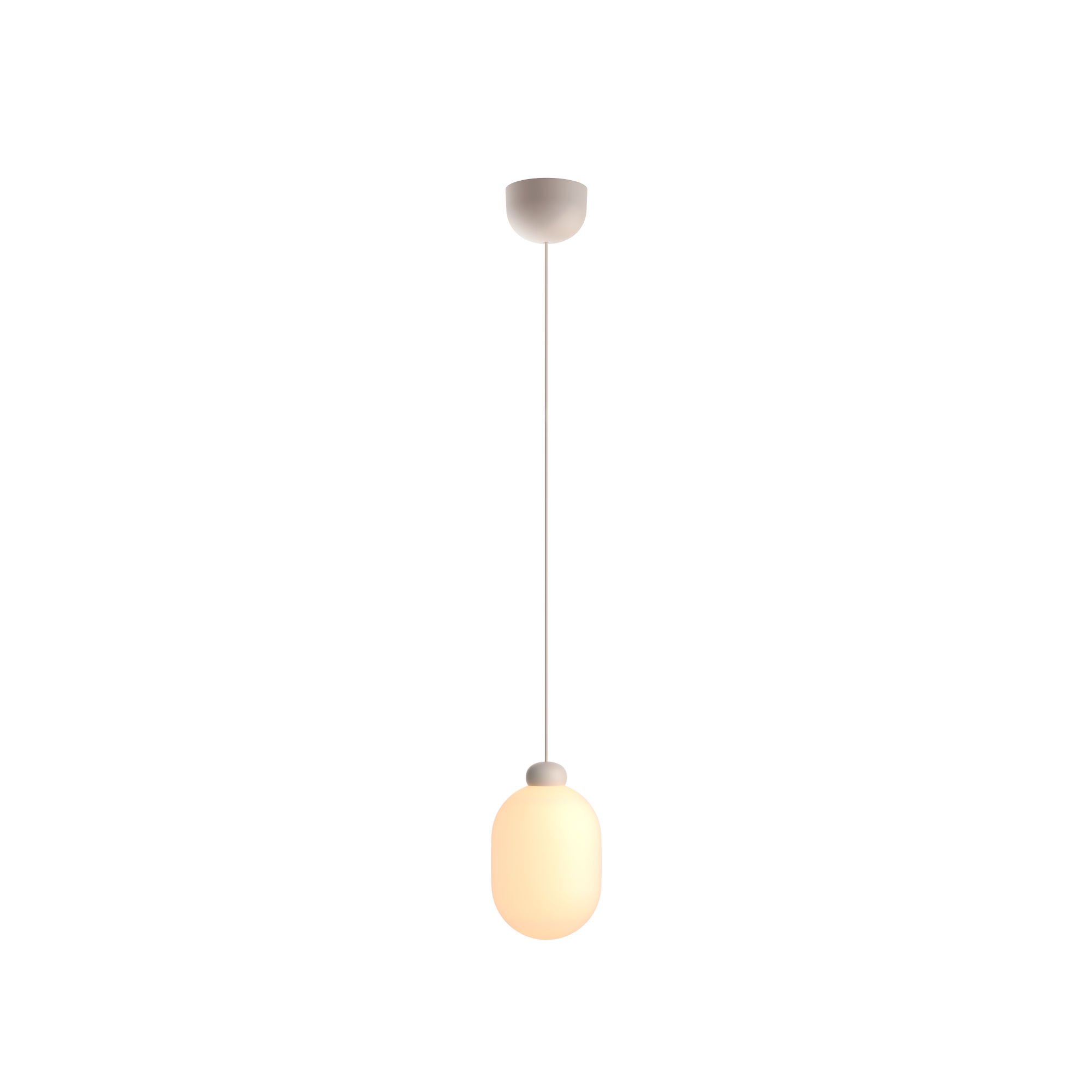 GRAU Sun LED höhenverstellbare Aufbau Pendelleuchte (Sand White)