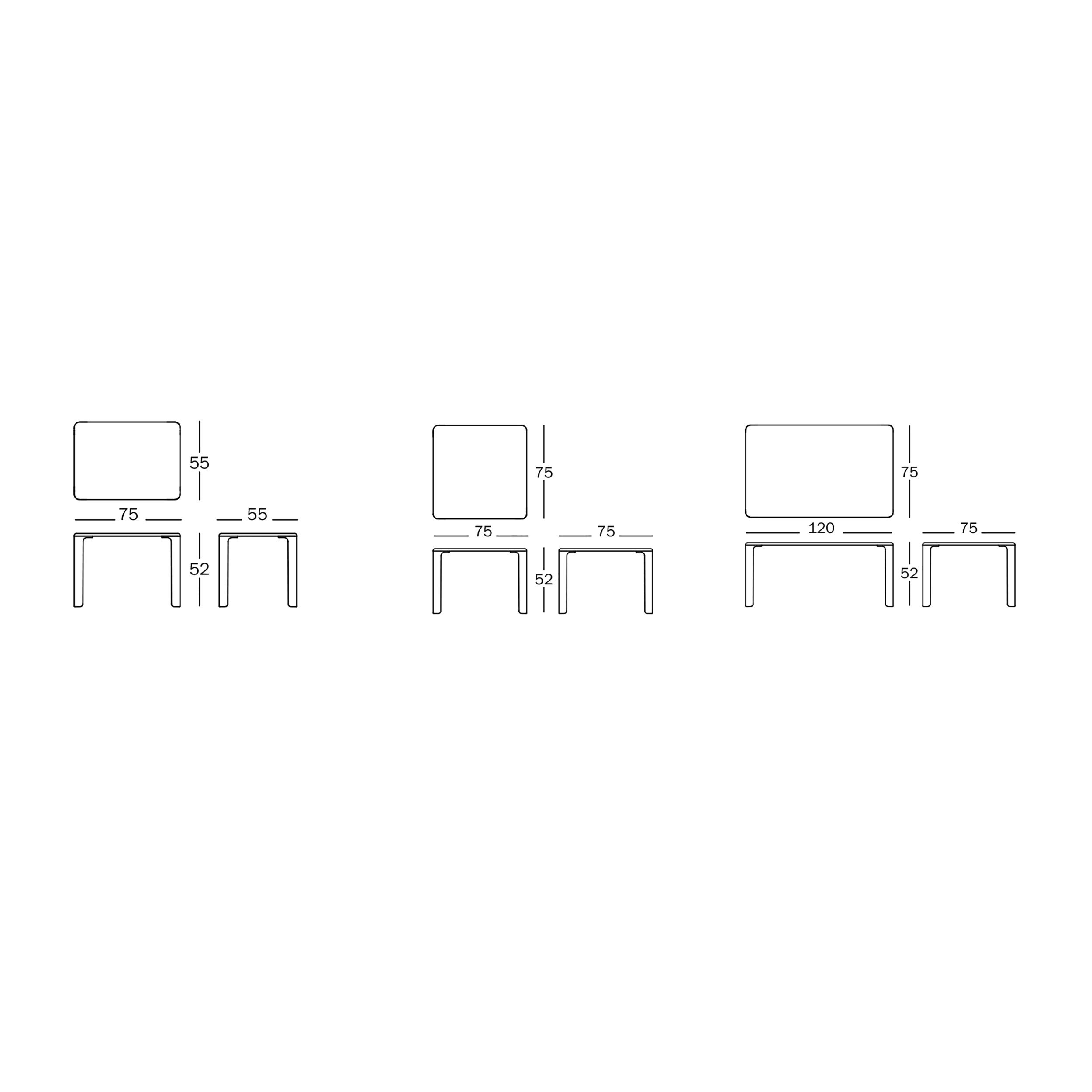 Magis Me Too Linus Kindertisch (55 x 75cm)