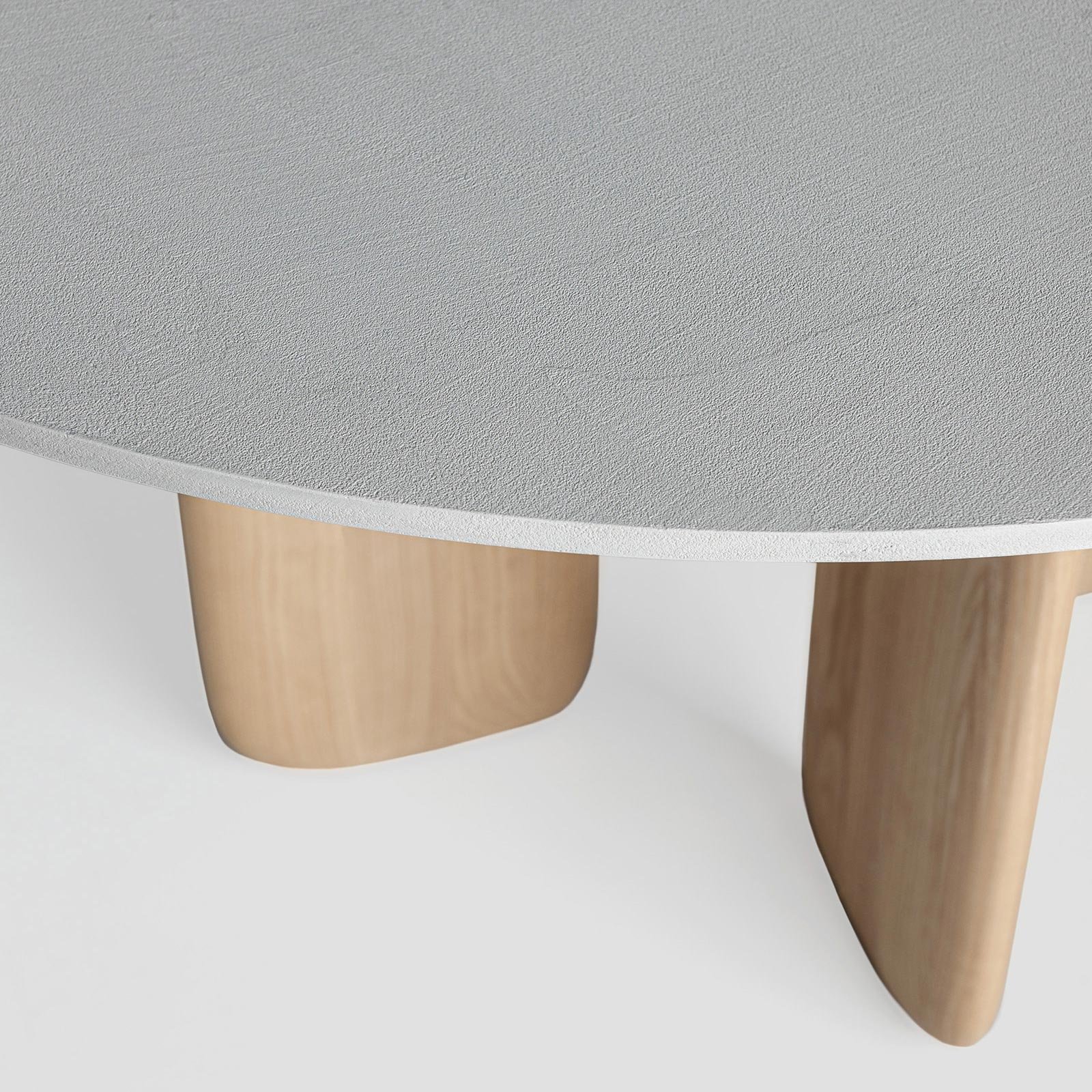 Kristalia Pala lackiert Indoor Tisch rund ausziehbar (Ø 110 - 150cm, MDF weiß lackiert, MDF weiß lackiert)