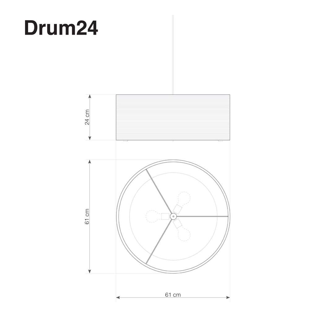 graypants drum24 pendelleuchte technische zeichnung