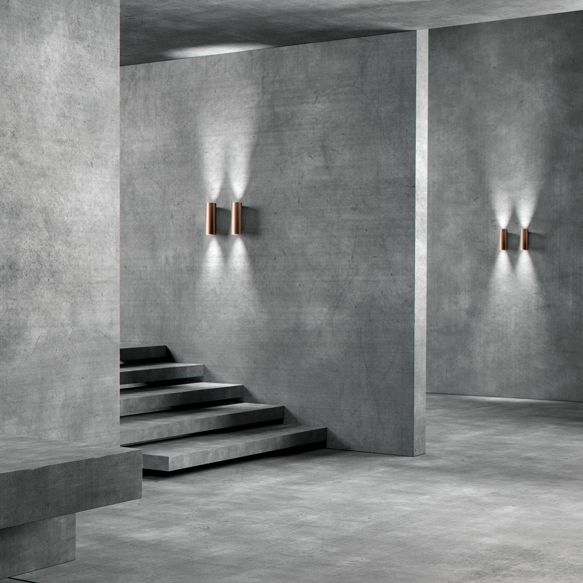 Light Point Zero W1 Wandleuchte (schwarz / gold)