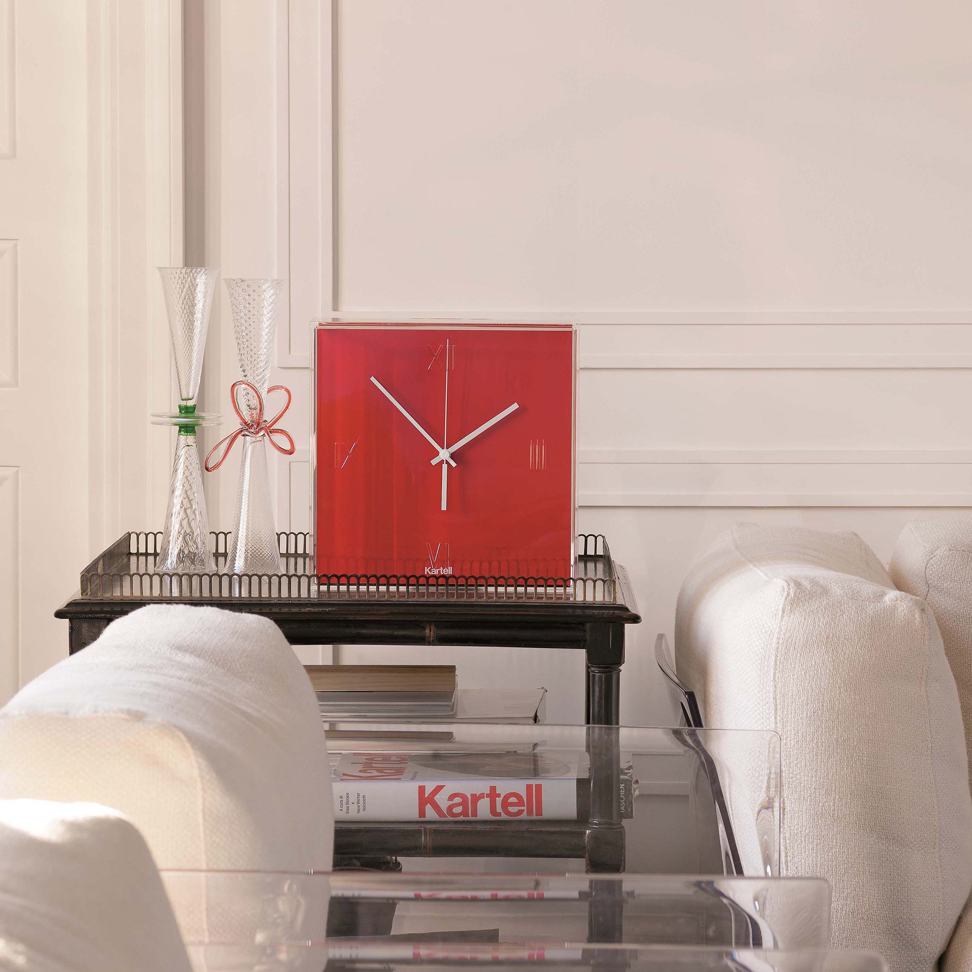 Kartell Tic&Tac Wanduhr (weiß)