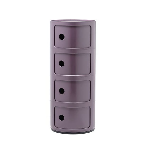 Kartell Componibili 4 Elemente Container - violett - Aussteller