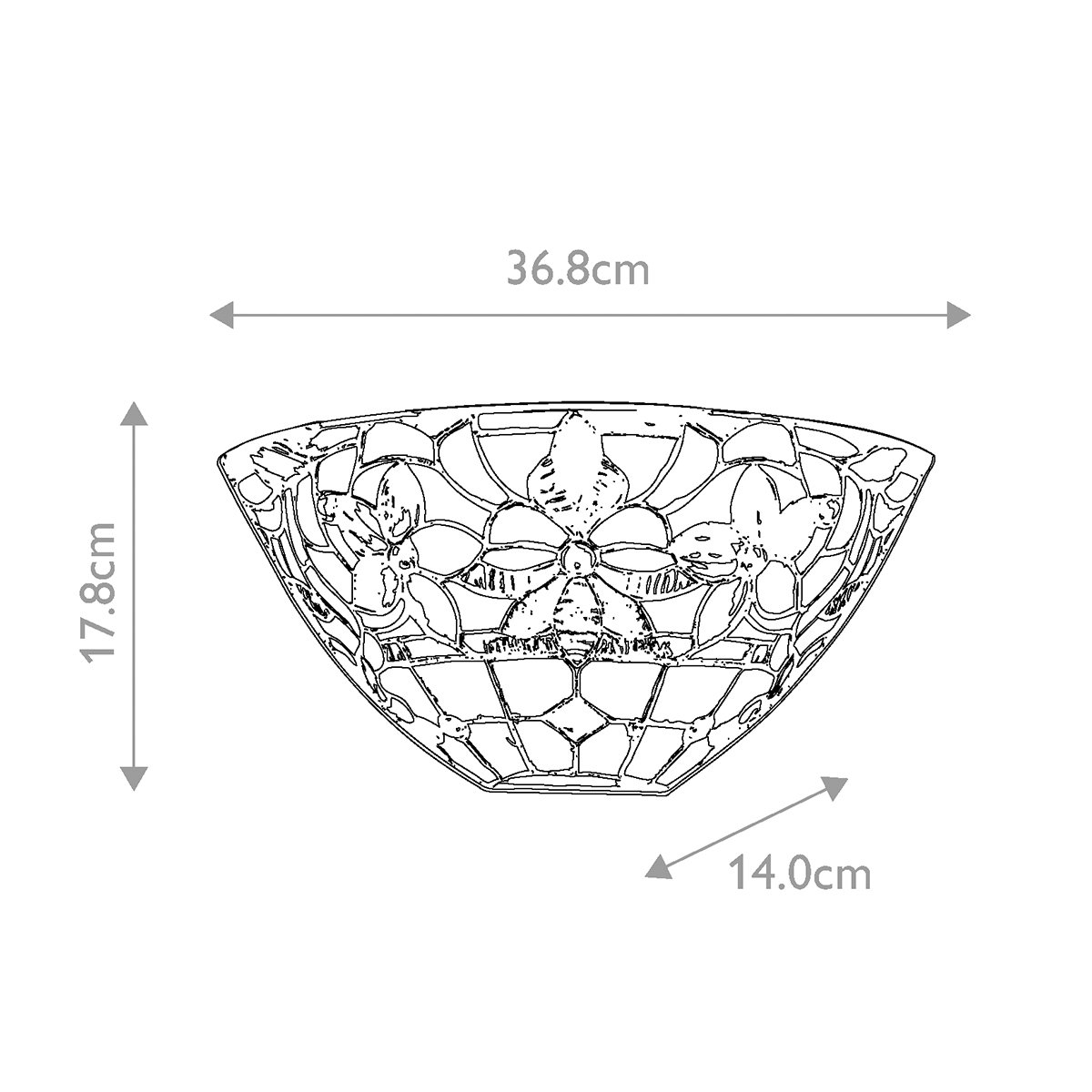Elstead Lighting Kami 2 Wandleuchte