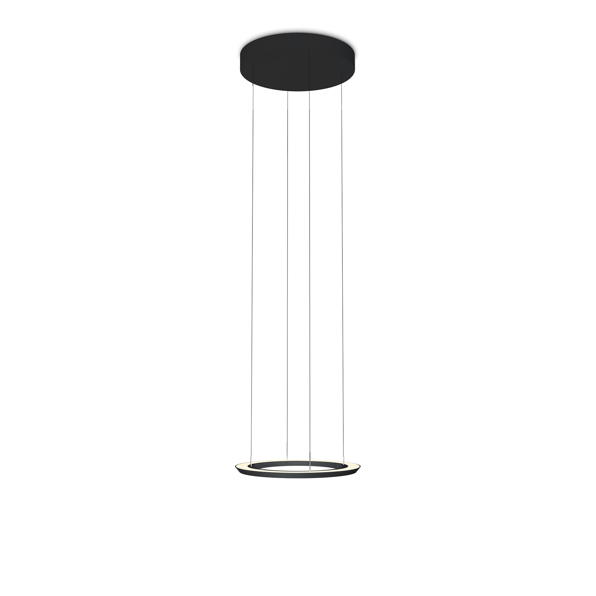 Oligo Yano LED Pendelleuchte mit schwarzem Baldachin (bronze)