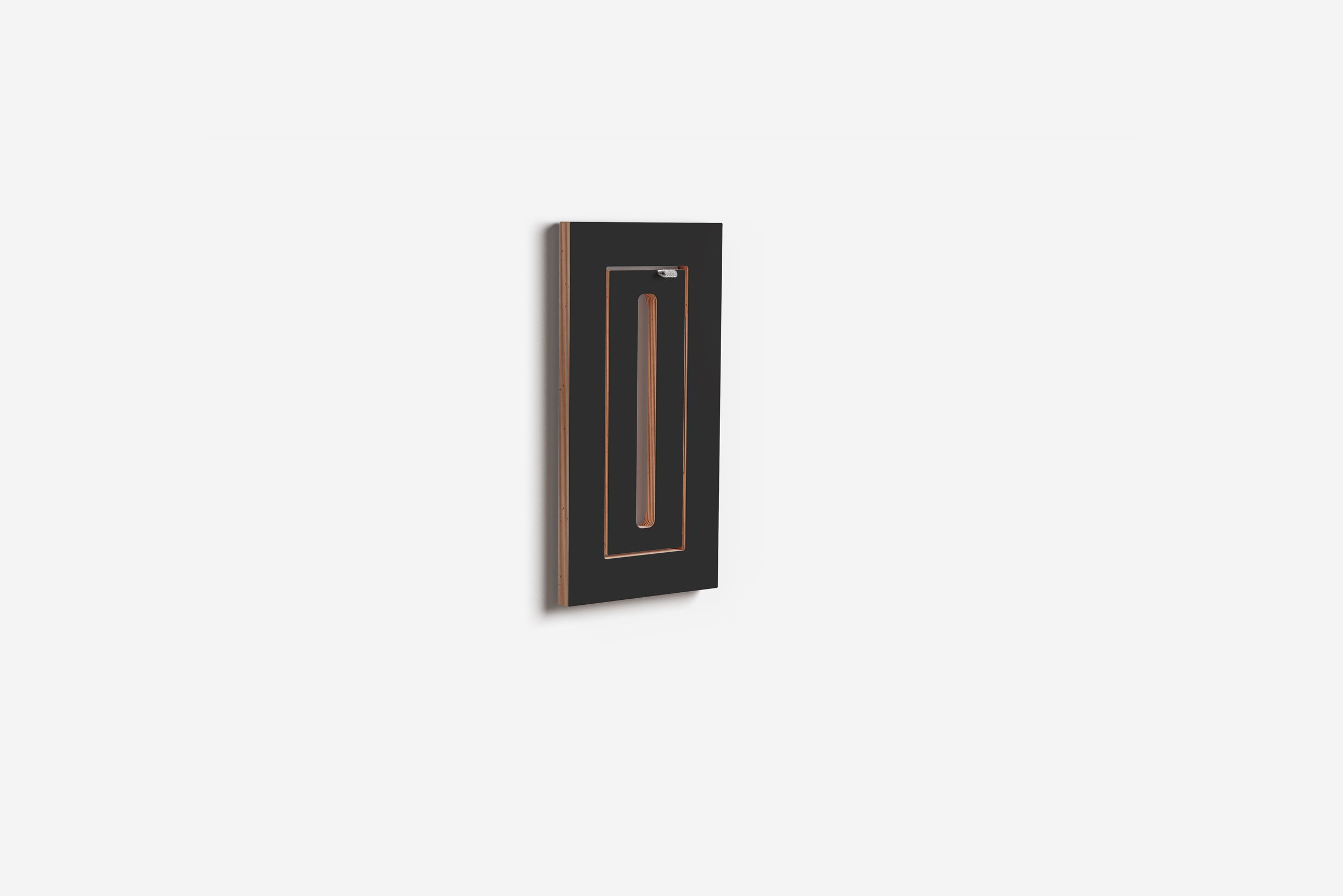 Ambivalenz Fläpps Kleiderstange Hängrail 20x40-1 (schwarz)