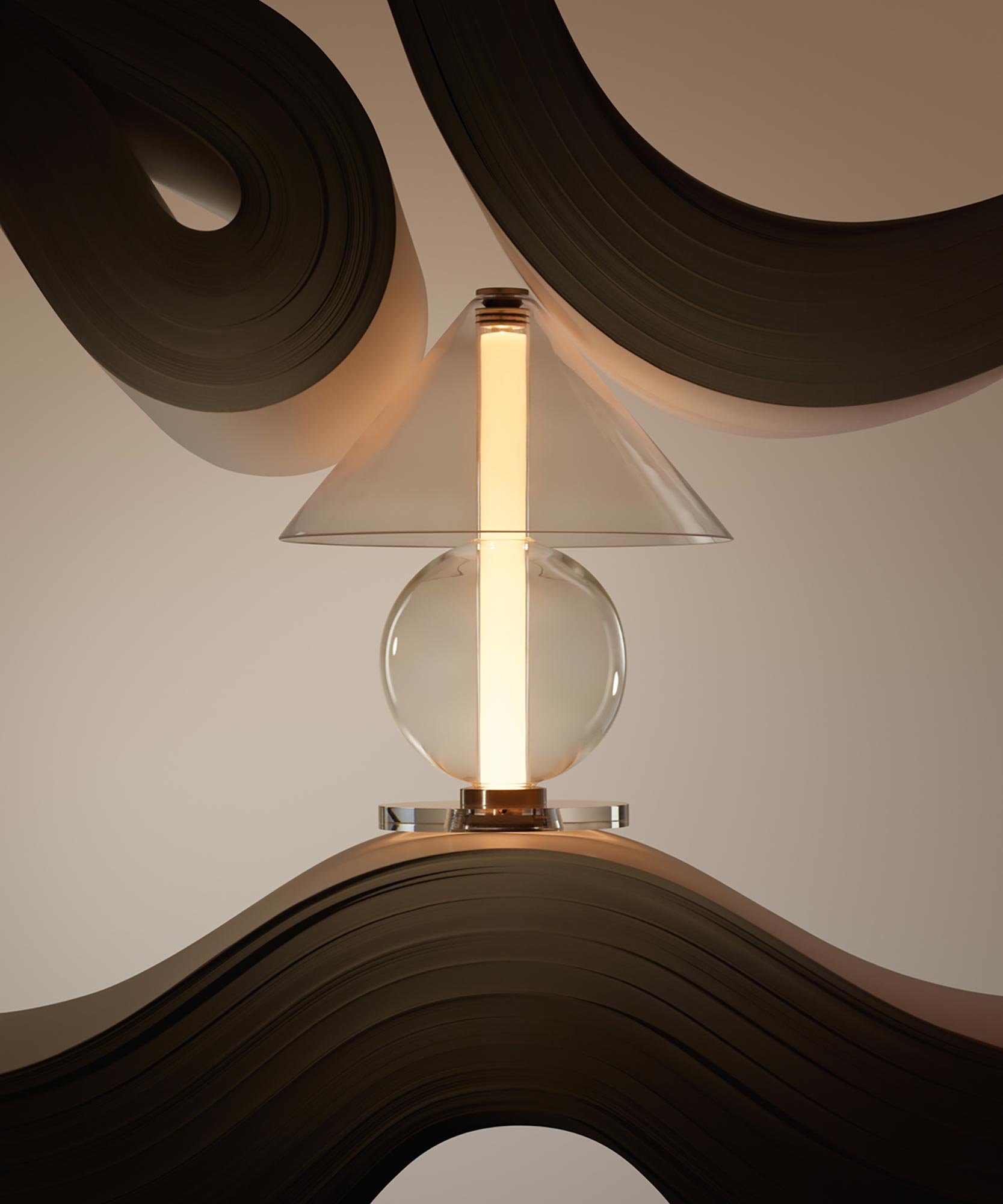 Marset Fragile Tischleuchte (transparent)