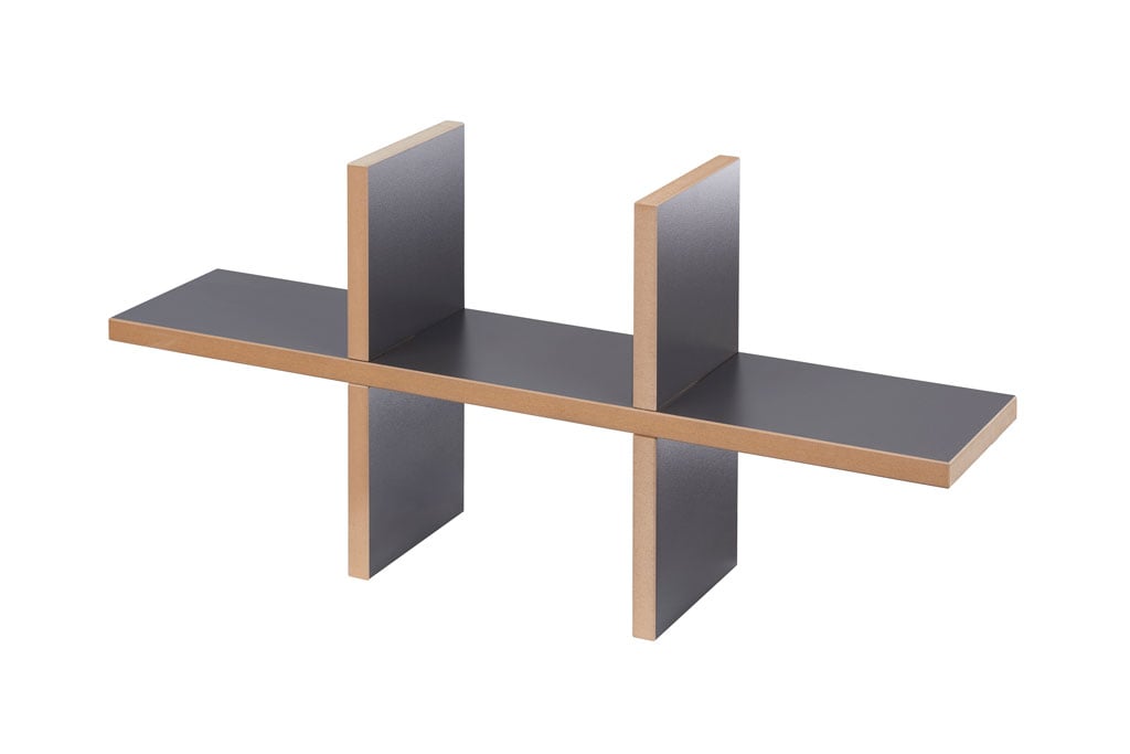 Tojo Regaleinsatz für Hochstapler Regalsystem (anthrazit, 22 x 16cm)