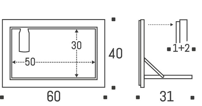 Ambivalenz Fläpps Gitarrhäng 60x40-1 (weiß)